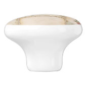  bloemenblokken keramische knop (Zijkant)