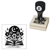 Bloemenboek  Ex libris Rubber Stamp Rubberstempel (Gestempeld)