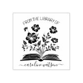 Bloemenboek uit de bibliotheek van Rubber Stamp Rubberstempel (Afrduk)