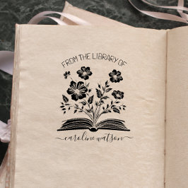 Bloemenboek uit de bibliotheek van Rubber Stamp Rubberstempel