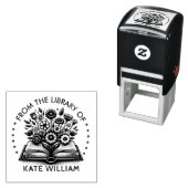  bloemenboek uit de postzegelbibliotheek  zelfinktende stempel (In situ)