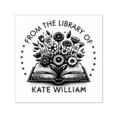  bloemenboek uit de postzegelbibliotheek  zelfinktende stempel (Design)