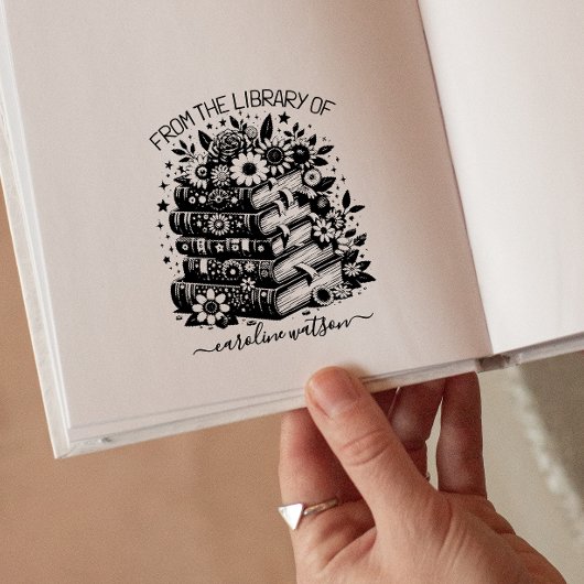 Bloemenboeken uit de bibliotheek van Rubber Stamp Rubberstempel