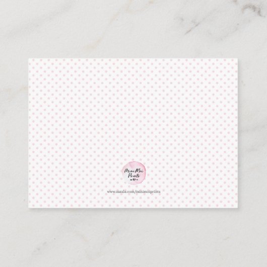 Bloemenboekenaanvraag | Baby shower Insert Kaart (Achterkant)