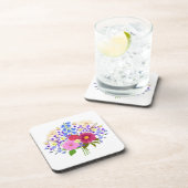 Bloemenboeket Bier Onderzetter (Rechterzijde)