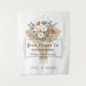 Bloemenboeket Bloemen Custom Print Wandkleed (Voorkant)