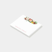 Bloemenboeket Bloemen Sjabloon Kleurrijke Waterver Post-it® Notes (Schuin)