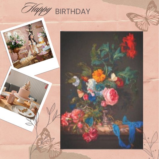 bloemenboeket bloemendecoupage tissuepapier