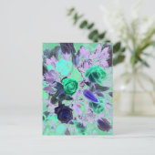 Bloemenboeket Briefkaart (Staand voorkant)