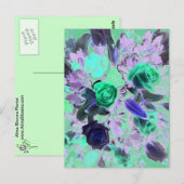 Bloemenboeket Briefkaart (Voorkant / Achterkant)