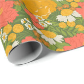 Bloemenboeket Cadeaupapier (Rol Hoek)