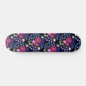 Bloemenboeket donkerblauw persoonlijk skateboard (Horizontaal)