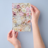 Bloemenboeket flyer (Hand)