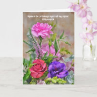 Bloemenboeket Geloof Felicitaties Bijbelvers