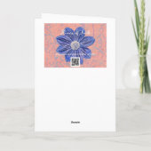 Bloemenboeket geloof gefeliciteerd Bijbeltekst Kaart (Achterkant)