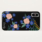 Bloemenboeket Gepersonaliseerde telefoonhoes Case-Mate iPhone Case (Achterkant (horizontaal))