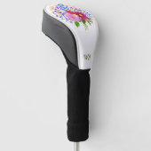 Bloemenboeket Golf Head Cover (Schuin)