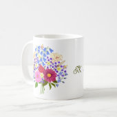 Bloemenboeket Klassieke Mok (Voorkant links)
