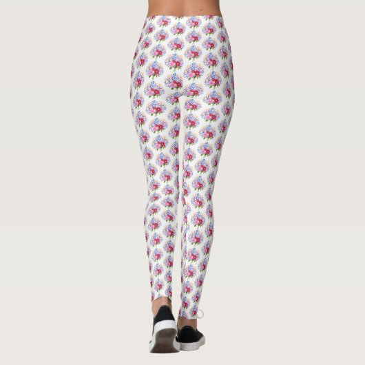 Bloemenboeket Leggings (Achterkant)