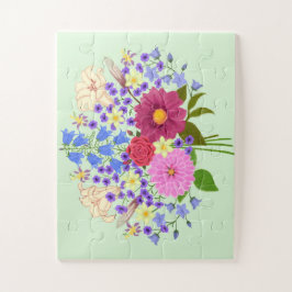 Bloemenboeket Legpuzzel