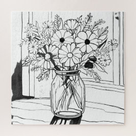 Bloemenboeket Legpuzzel