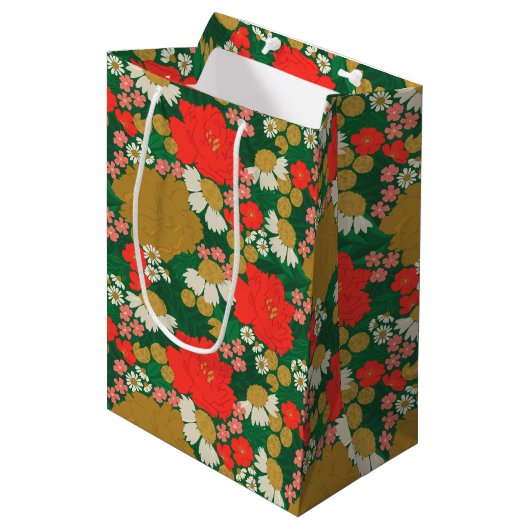 Bloemenboeket Medium Cadeauzakje (Voorkant Gekanteld)