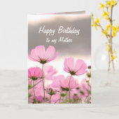 Bloemenboeket Moeder Christelijke Verjaardag Kaart (Gele Bloem)