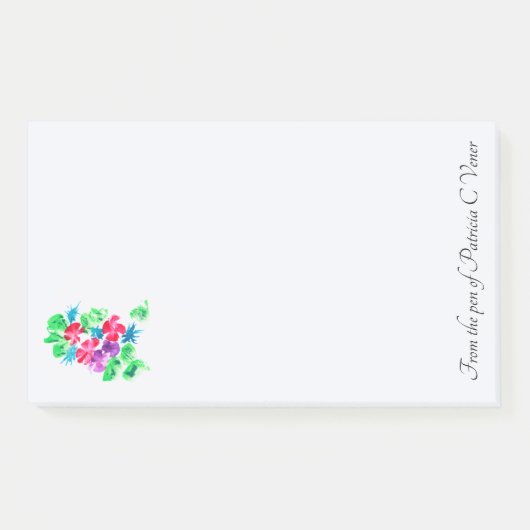   bloemenboeket post-it® notes (Voorkant)