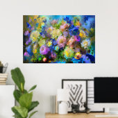 Bloemenboeket  poster (Thuiskantoor)