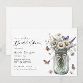 bloemenboeket | rustiek Vrijgezellenfeest Kaart (Voorkant / Achterkant)