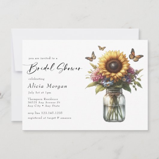  bloemenboeket | rustiek Vrijgezellenfeest Kaart (Voorkant)