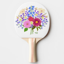 Bloemenboeket Tafeltennisbatje