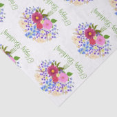 Bloemenboeket Tissuepapier (Detail)