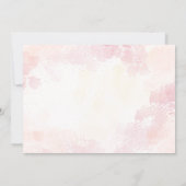 Bloemenboeket tulpen baby shower kaart (Achterkant)