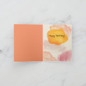 Bloemenboeket Verjaardag Kaart (Binnen)