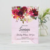 Bloemenboeket voor alle gelegenheden kaart (Staand voorkant)