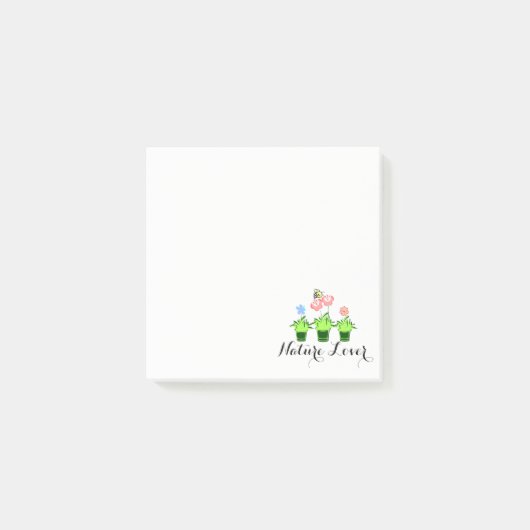 " bloemenbont", plakbiljetten, aantekeningen post-it® notes (Voorkant)