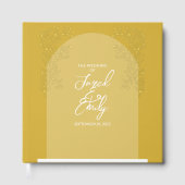 Bloemenboog bruiloft gastenboek (Voorkant)