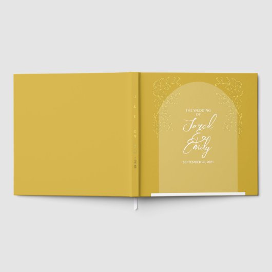 Bloemenboog bruiloft gastenboek (Volledig)