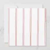 Bloemenboog roze Baby shower Kaart (Achterkant)