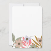 Bloemenboog uitnodiging (Achterkant)