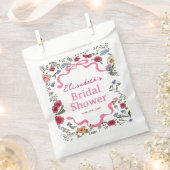 Bloemenboog Ze bindt de knoop Vrijgezellenfeest Bedankzakje (Geknipt)