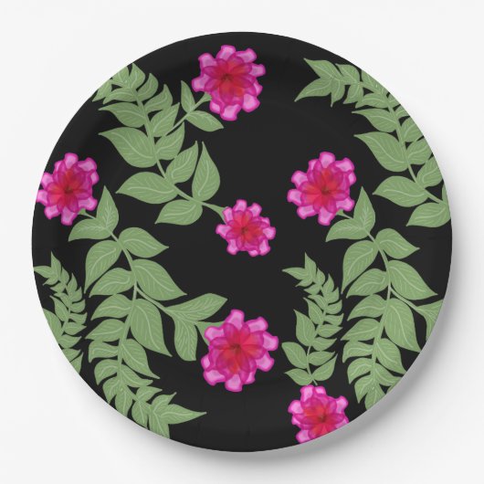 bloemenbord papieren bordje (Voorkant)