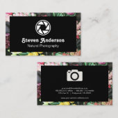 Bloemenborder | Camerologo Visitekaartje (Voorkant / Achterkant)