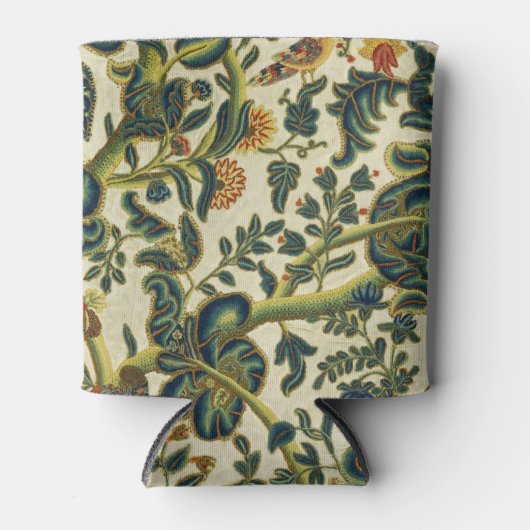  bloemenborduurwerk print blikjeskoeler (Voorkant)