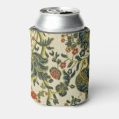 bloemenborduurwerk print blikjeskoeler (Blikje Achterkant)