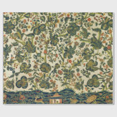  bloemenborduurwerk print cadeaupapier (Vlak)