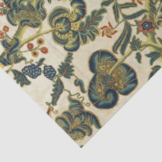  bloemenborduurwerk print tissuepapier (Detail)