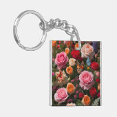Bloemenborstel Sleutelhanger – Betekenisvol cadeau (Voorkant Links)
