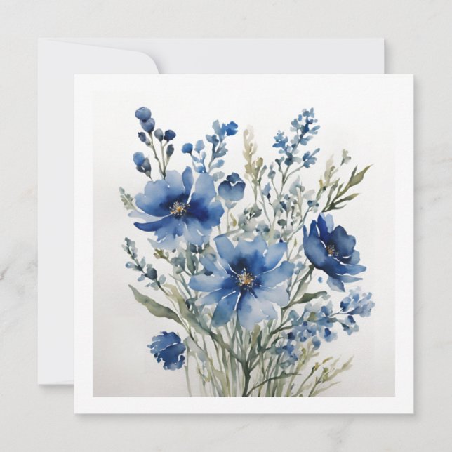 Bloemenbos Elegante Waterverf (Voorkant)